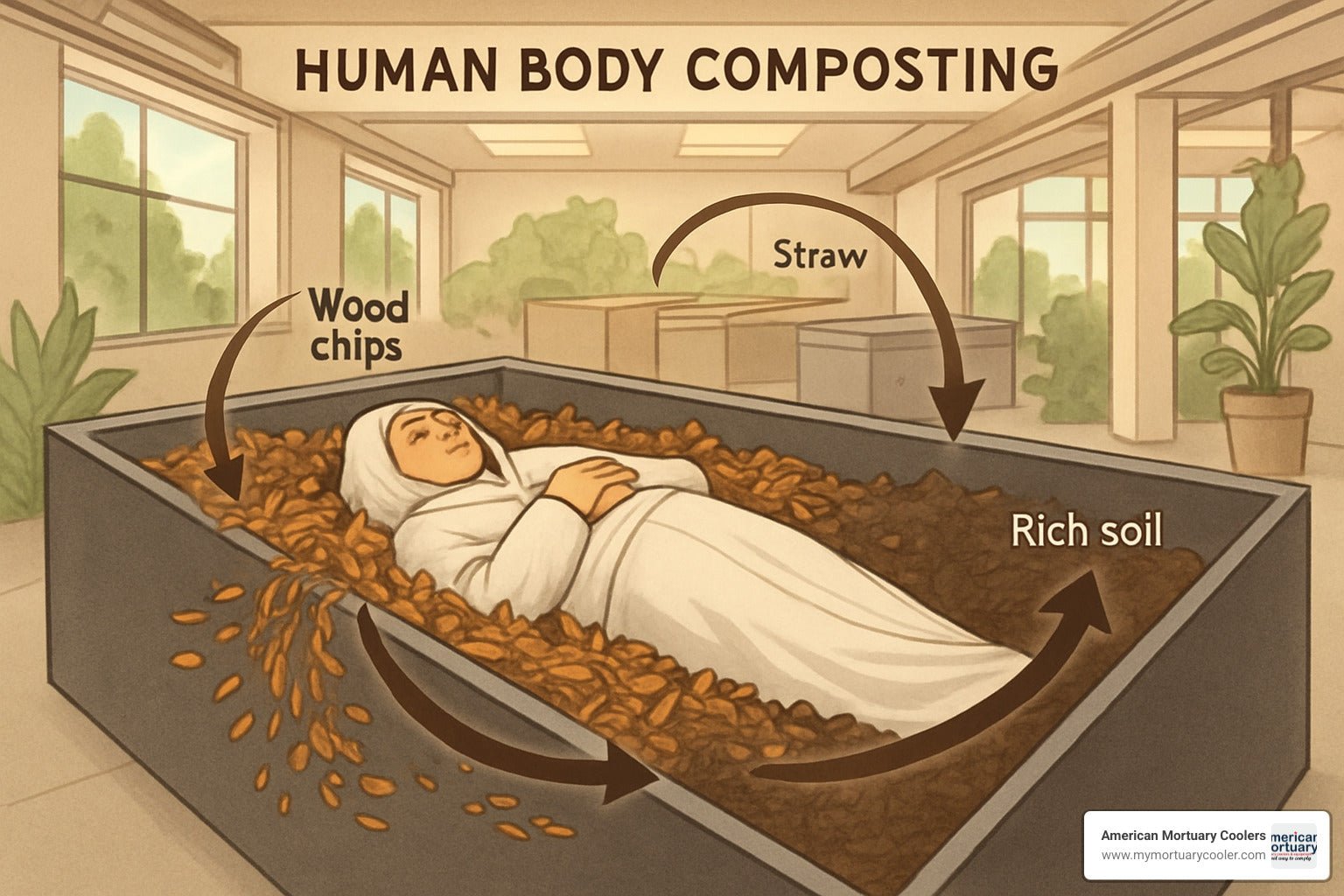 In Depth Guide to Human Body Composting - American Mortuary Coolers & Equipments In Depth Guide to Human Body Composting - American Mortuary Coolers & Equipments